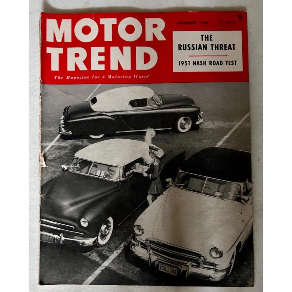 Motor Trend‎ Magazine May 1951 July and December Set of 3
